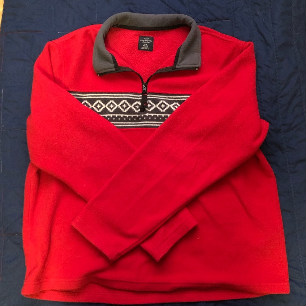 Red sweater